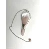 Pendule Ange Quartz rose.