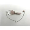 Pendule Ange Quartz rose.