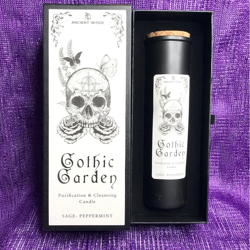 Bougie de Purification de Sorcière Ancestrale - Jardin Gothique