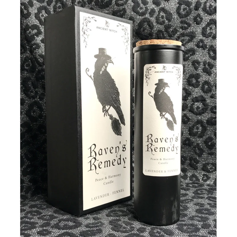 Bougie de Purification de Sorcière Ancestrale « Élixir des Corbeaux »