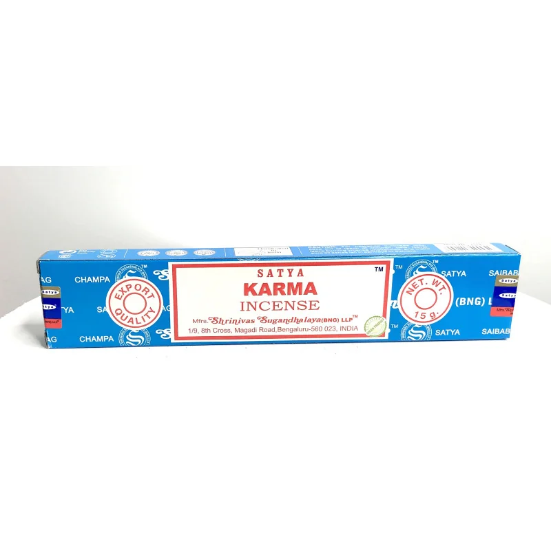 Encens Satya Karma. Bâtons d’encens Satya Karma.