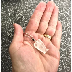 Pendentif Ange Cristal de Roche