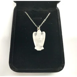 Pendentif Ange Cristal de Roche