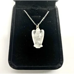 Pendentif Ange Cristal de Roche