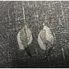 Boucles d’oreilles pendantes, Ailes d’Ange & Plumes Blanches