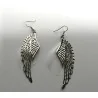 Boucles d’oreilles pendantes, Ailes d’Ange & Plumes Blanches
