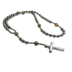 Chapelet Œil de Tigre & Hématite