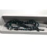 Chapelet St Benois & Lave 1cm ,Perle noire 4mm et Apatite Bleue 8 mm