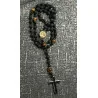Chapelet en Pierre Volcanique & Œil de Tigre