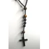 Chapelet de Connexion Pierre Volcanique, Œil de Tigre & Hématite.