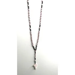 Chapelet de Douceur & Connexion – Quartz Rose & Hématite.