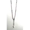 Chapelet de Douceur & Connexion – Quartz Rose & Hématite.