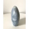 🌿 Calcite Bleue polie – Pièce unique de Madagascar.