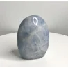 🌿 Calcite Bleue polie – Pièce unique de Madagascar.