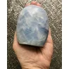 🌿 Calcite Bleue polie – Pièce unique de Madagascar.