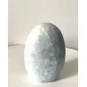 🌿 Calcite Bleue polie – Pièce unique de Madagascar.