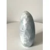 🌿 Calcite Bleue polie – Pièce unique de Madagascar.