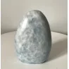 🌿 Calcite Bleue polie – Pièce unique de Madagascar.