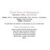 🌸 Galet de Quartz Rose de Madagascar – Base plate.
