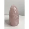 🌸 Galet de Quartz Rose de Madagascar – Base plate.