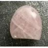 🌸 Galet de Quartz Rose de Madagascar – Base plate.