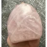 🌸 Galet de Quartz Rose de Madagascar – Base plate.
