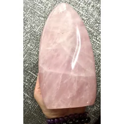 🌸 Quartz Rose poli – Madagascar.