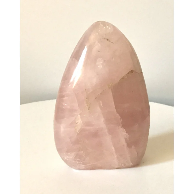 🌸 Quartz Rose poli – Madagascar.