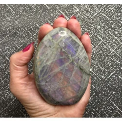🌌 Labradorite grise – Madagascar