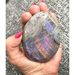 🌌 Labradorite grise – Madagascar