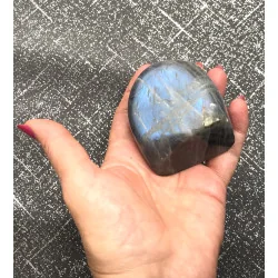 🌌 Labradorite grise – Madagascar