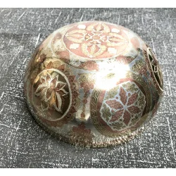🌕 Bol Tibétain Argenté Gravé