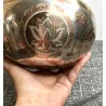 🌕 Bol Tibétain Argenté Gravé