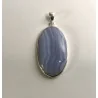 Pendentif Agate Bleue
