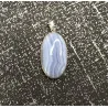 Pendentif Agate Bleue