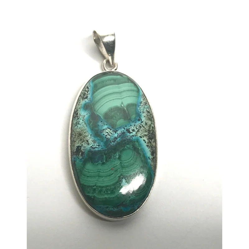Pendentif Malachite Naturelle