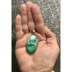 Pendentif Malachite Naturelle
