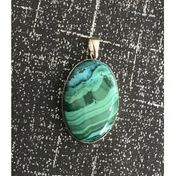 Pendentif Malachite Naturelle