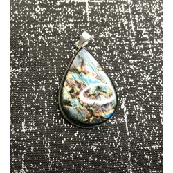 Pendentif goutte Labradorite