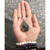 Pendentif goutte Labradorite
