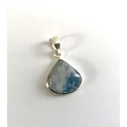 Pendentif Pierre de Lune arc-en-ciel