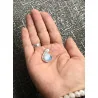 Pendentif Pierre de Lune arc-en-ciel