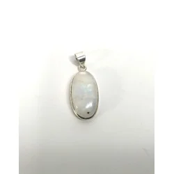 Pendentif Pierre de Lune arc en ciel