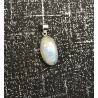 Pendentif Pierre de Lune arc en ciel