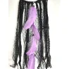 Attrape-rêves bohème noir & violet – 49 cm
