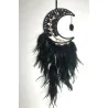 🌑 Attrape-Rêves “Lune Noire” – Arbre de Vie & Agate Obsidienne.