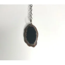 🌑 Attrape-Rêves “Lune Noire” – Arbre de Vie & Agate Obsidienne.
