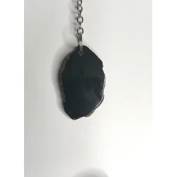 🌑 Attrape-Rêves “Lune Noire” – Arbre de Vie & Agate Obsidienne.