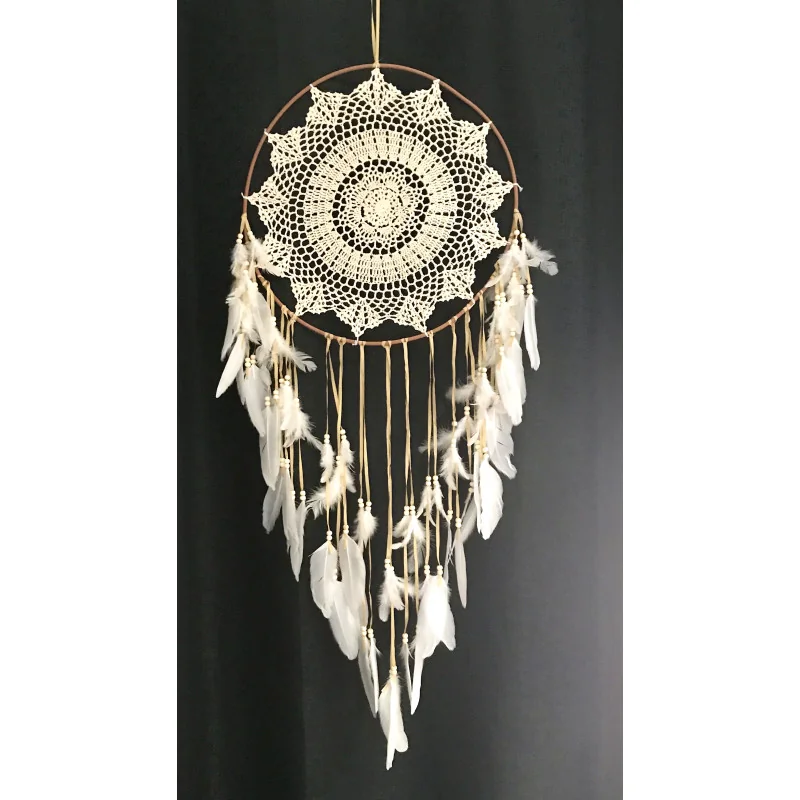 đ€ Attrape-RĂȘves âLune dâIvoireâ PuretĂ©, SĂ©rĂ©nitĂ© et Harmonie intĂ©rieure.