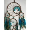 🌿 Attrape-Rêves Arbre de Vie Turquoise & Plumes de Perdrix.